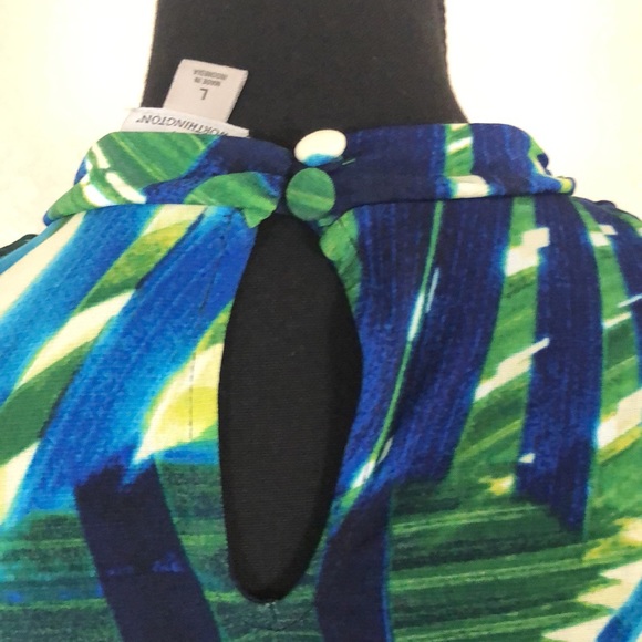 Worthington sleeveless layered blouse. SzL - Picture 6 of 7